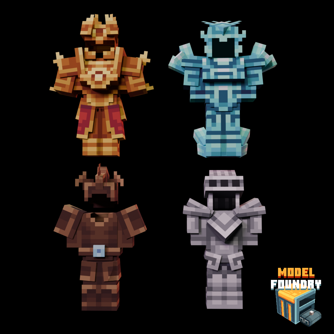 3D Classic Armor Pack preview image