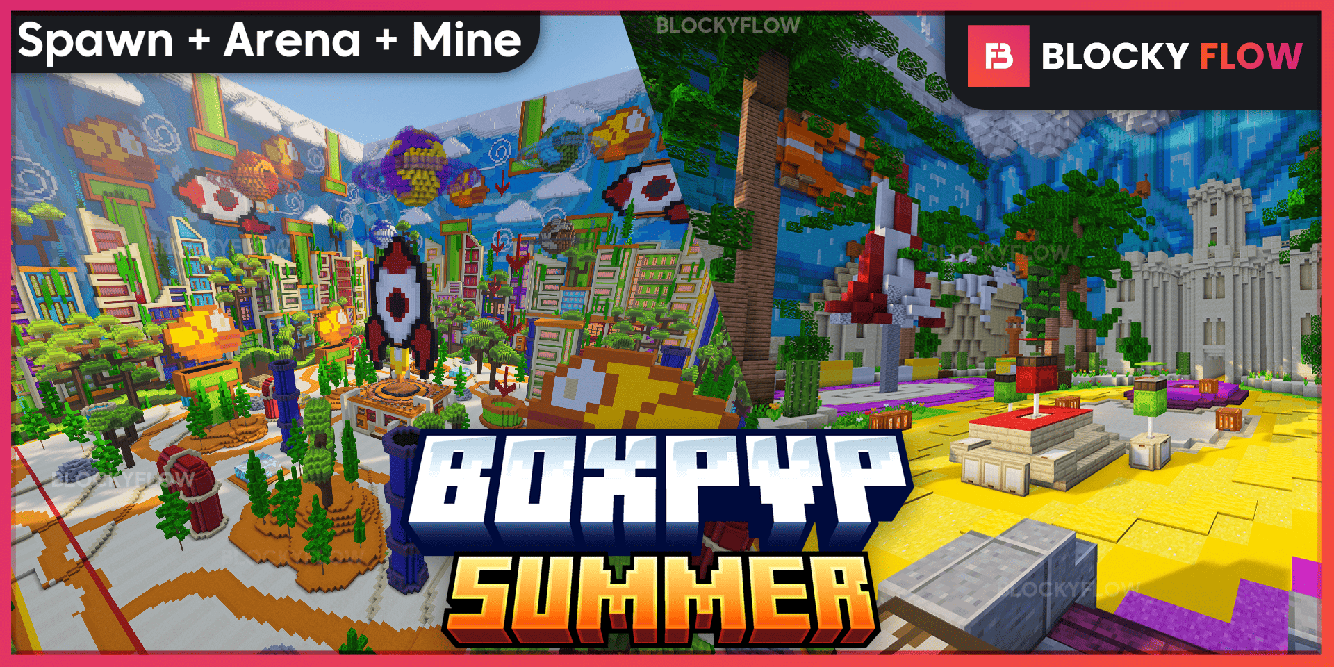 Summer Boxpvp - Spawn, Arena, Mine preview image