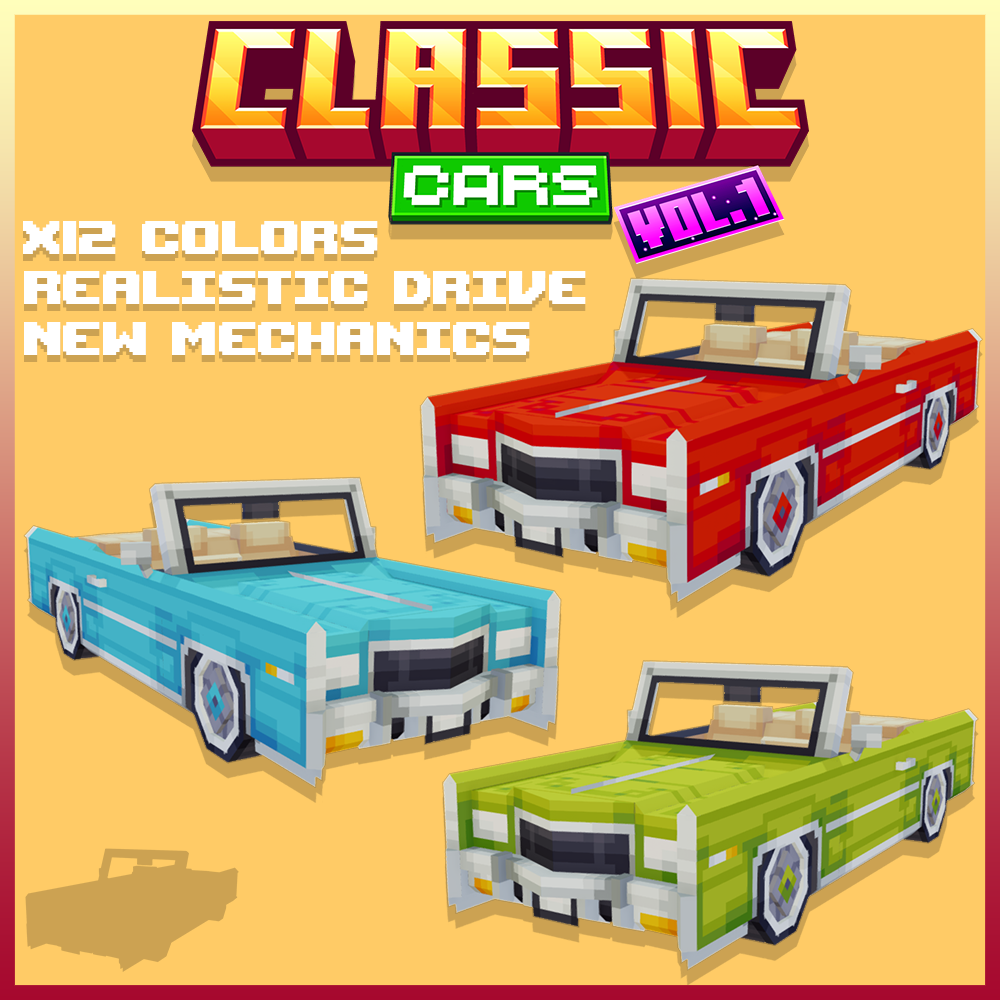 vehicle bundle vol3 minecraft blockbench mcmodels