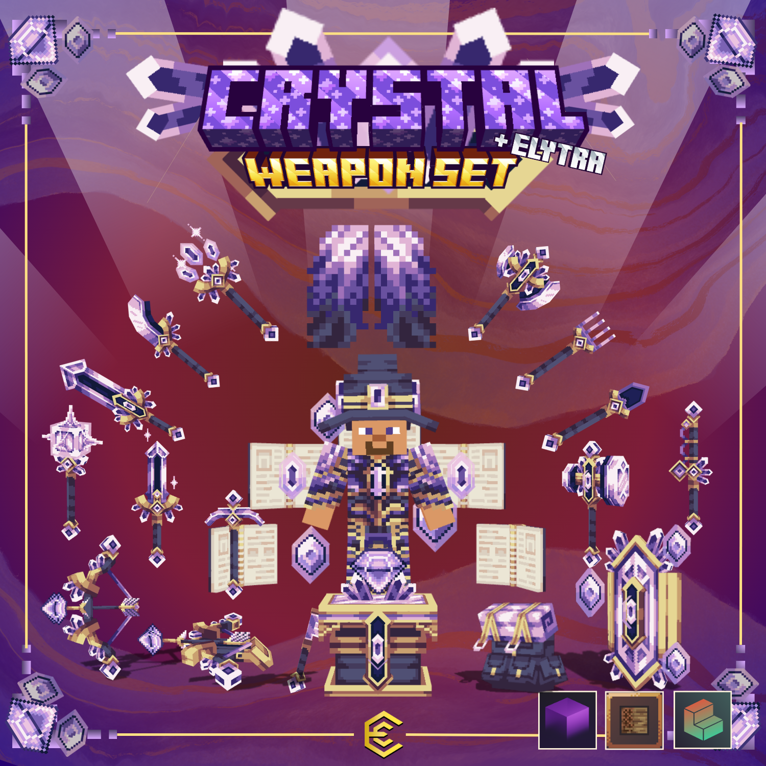 Kristall Animiertes Waffenset [+Elytra!] Vorschau