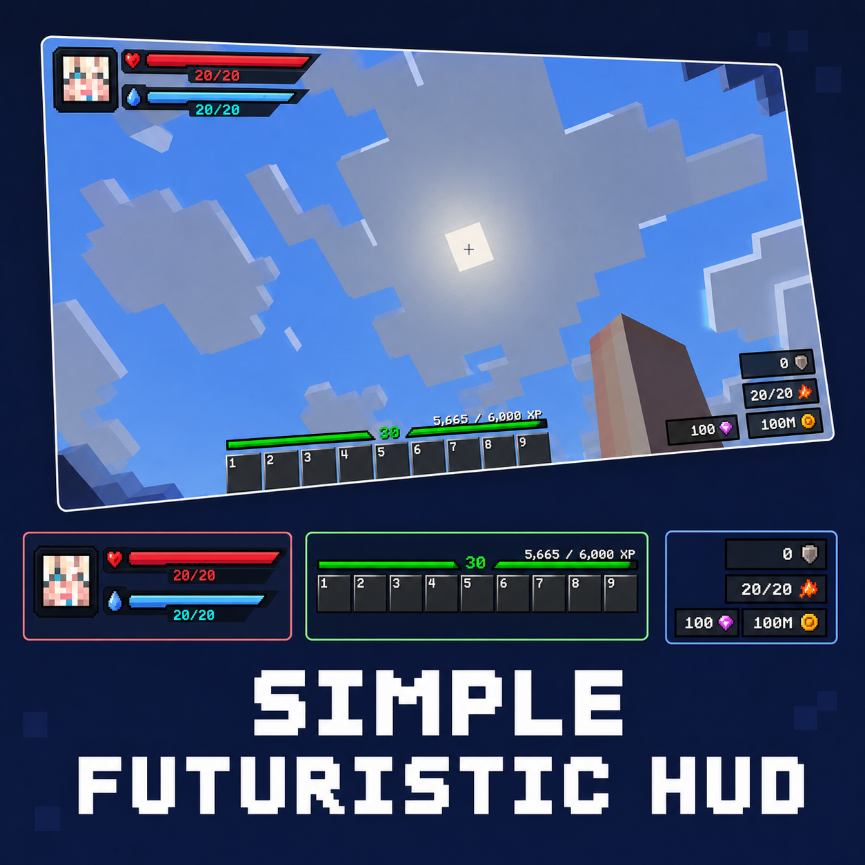 Podgląd TT | Prosty Futurystyczny Hud