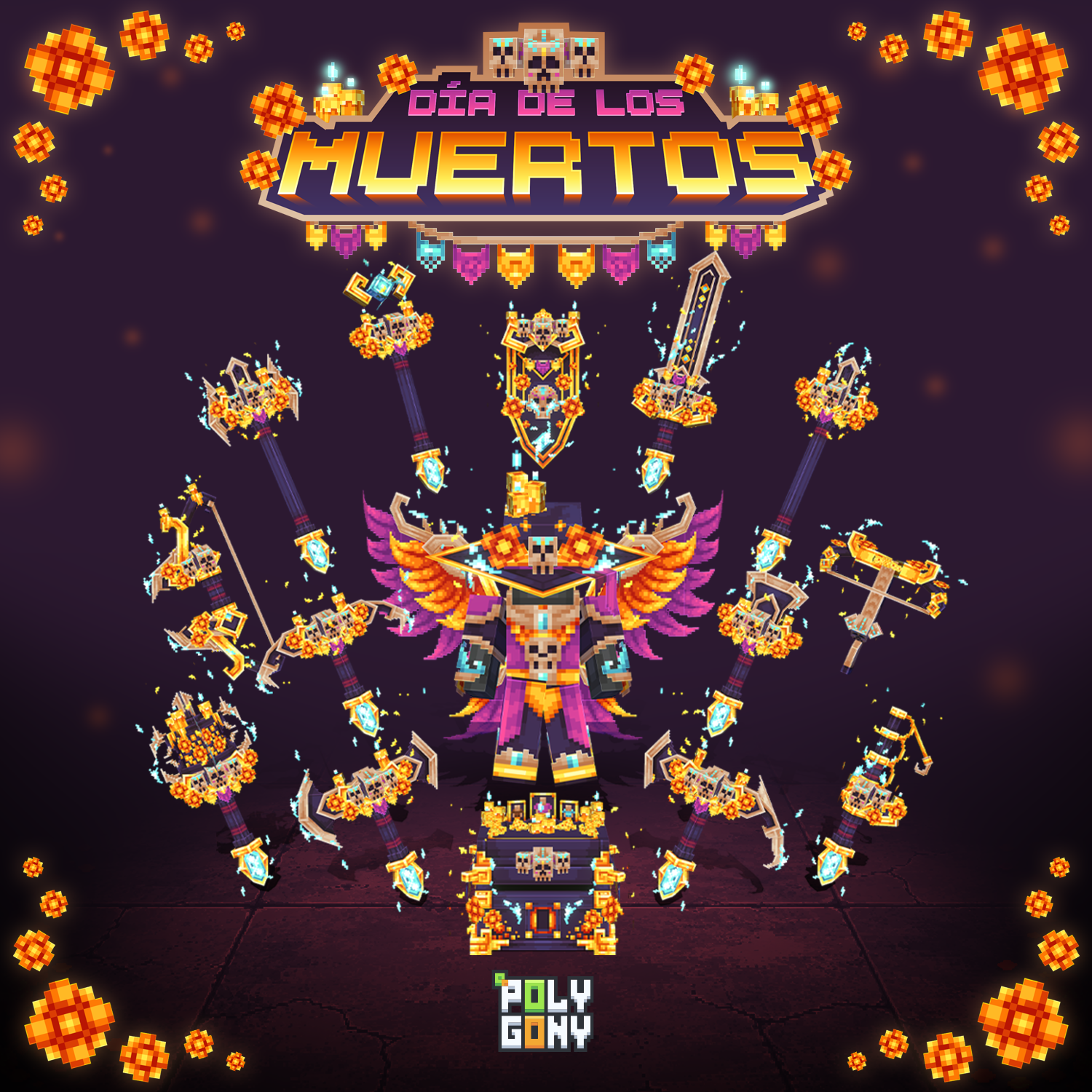 Muertos Animated Weapons and Tools Set (64x) preview image