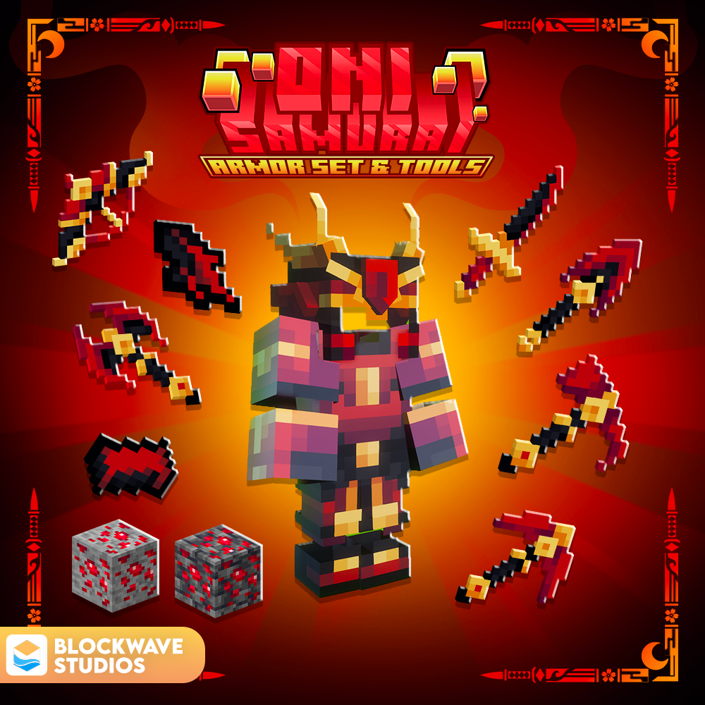 Oni Samurai | Armor set & Tools - Ore preview image