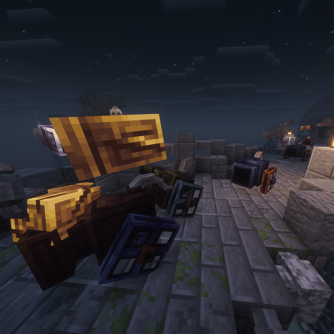 Cinderbullet cannons and flying bullets on a bridge