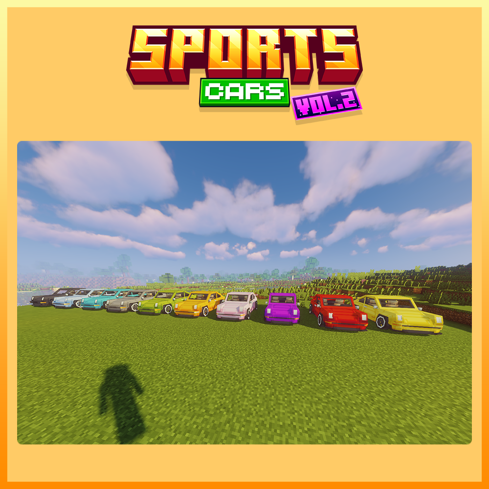 minecraft blockbench sports cars vehicles mcmodels