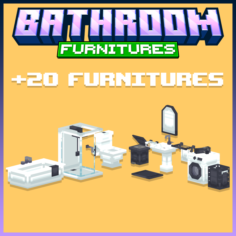 minecraft blockbench home furniture bundle mcmodels