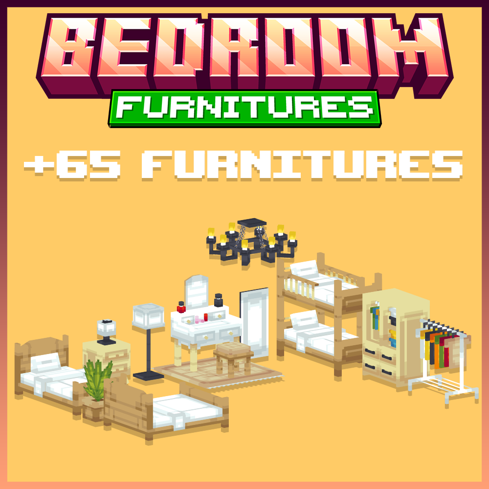 minecraft blockbench home furniture bundle mcmodels