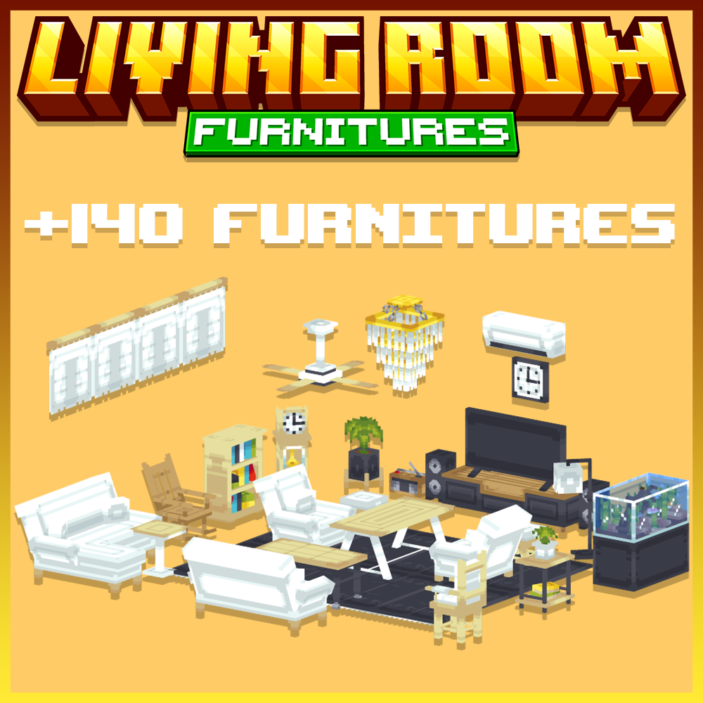 minecraft blockbench home furniture bundle mcmodels