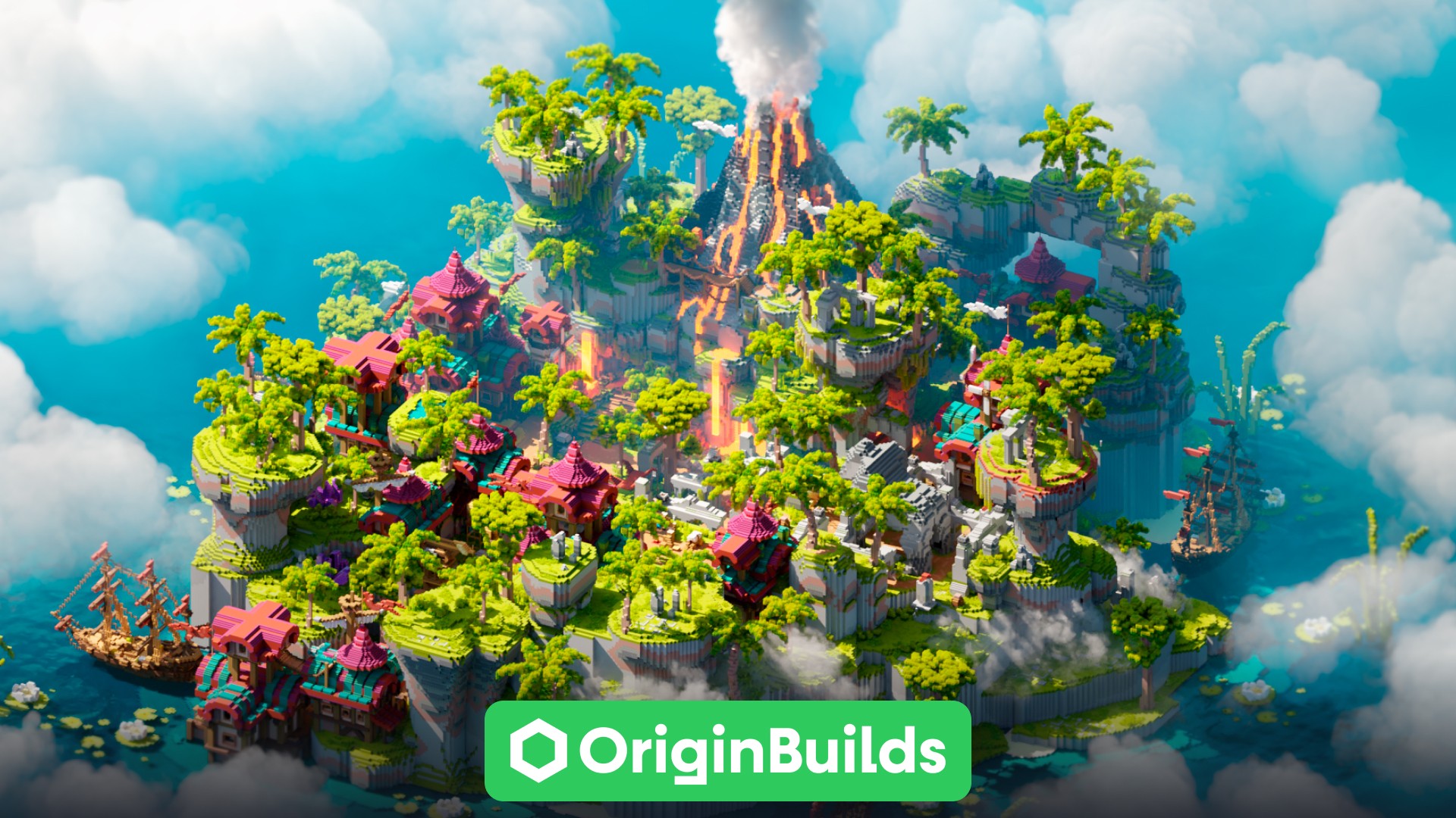 Volcano Island | Survival Spawn preview image