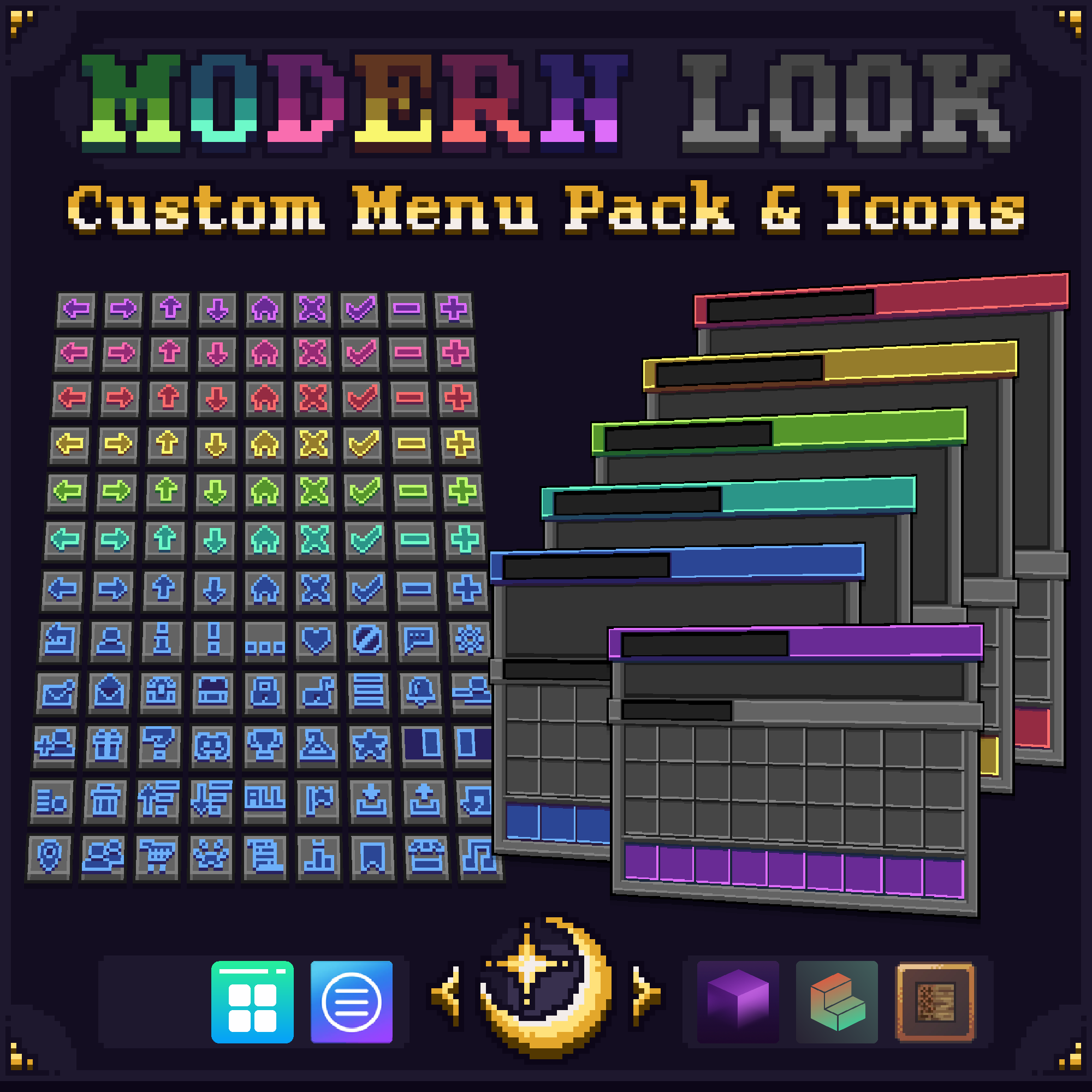 Modern Look Menus + Icons preview image