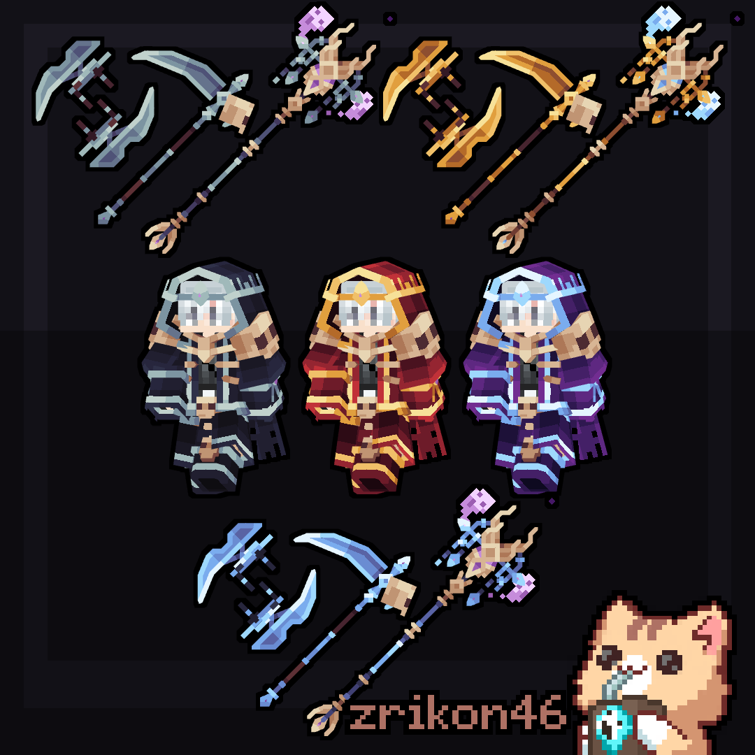 Necromancer Armor & Weapons Pack [LRPG Series] preview image