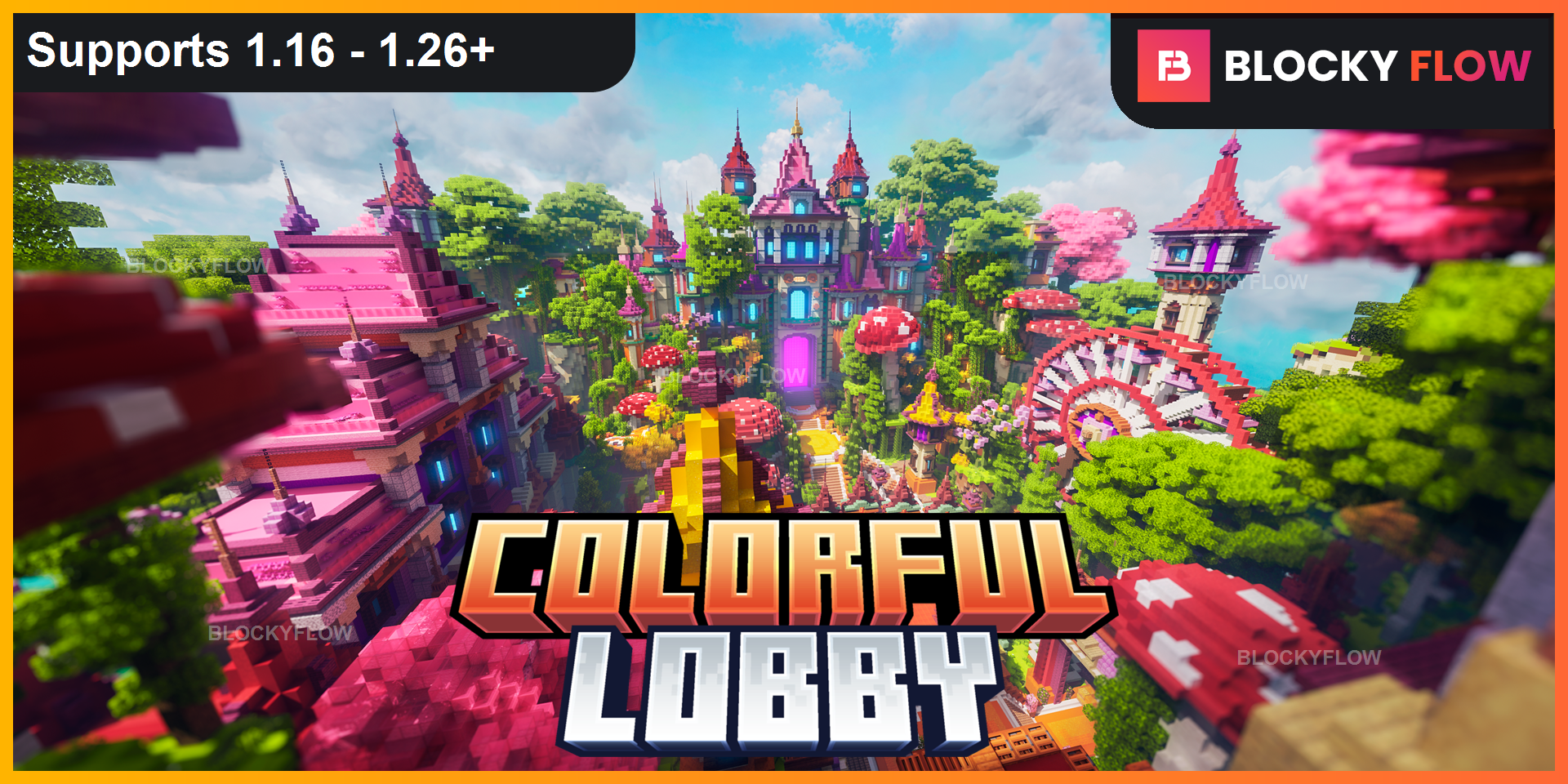 Colorful Lobby Island | 1.16, 1.18, 1.21, 1.26+ preview image