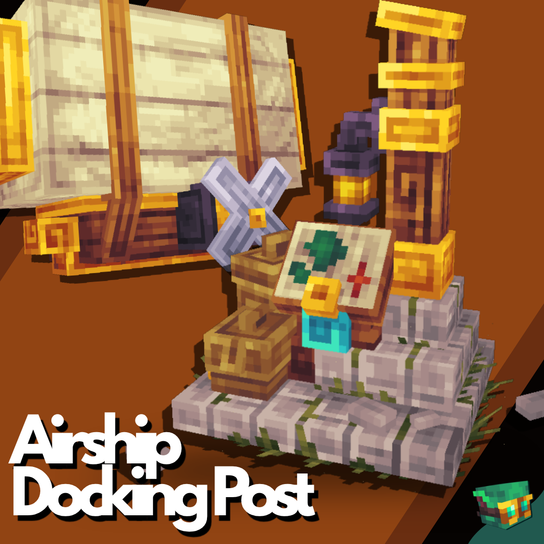 Airship Docking Post | Animated Spawn Decoration preview image