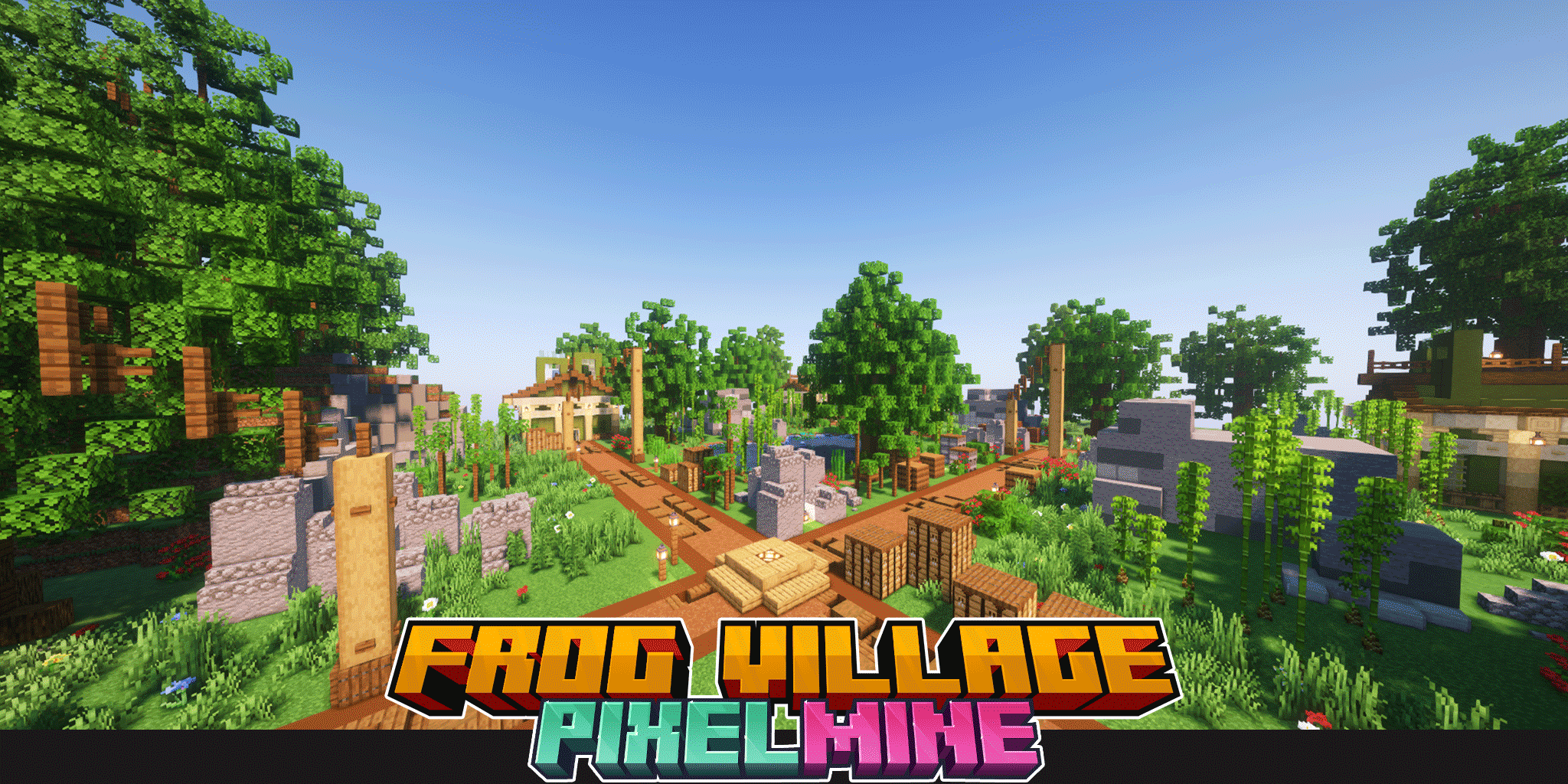 PixelMine | Frog Village Spawn @200x200 - MCModels