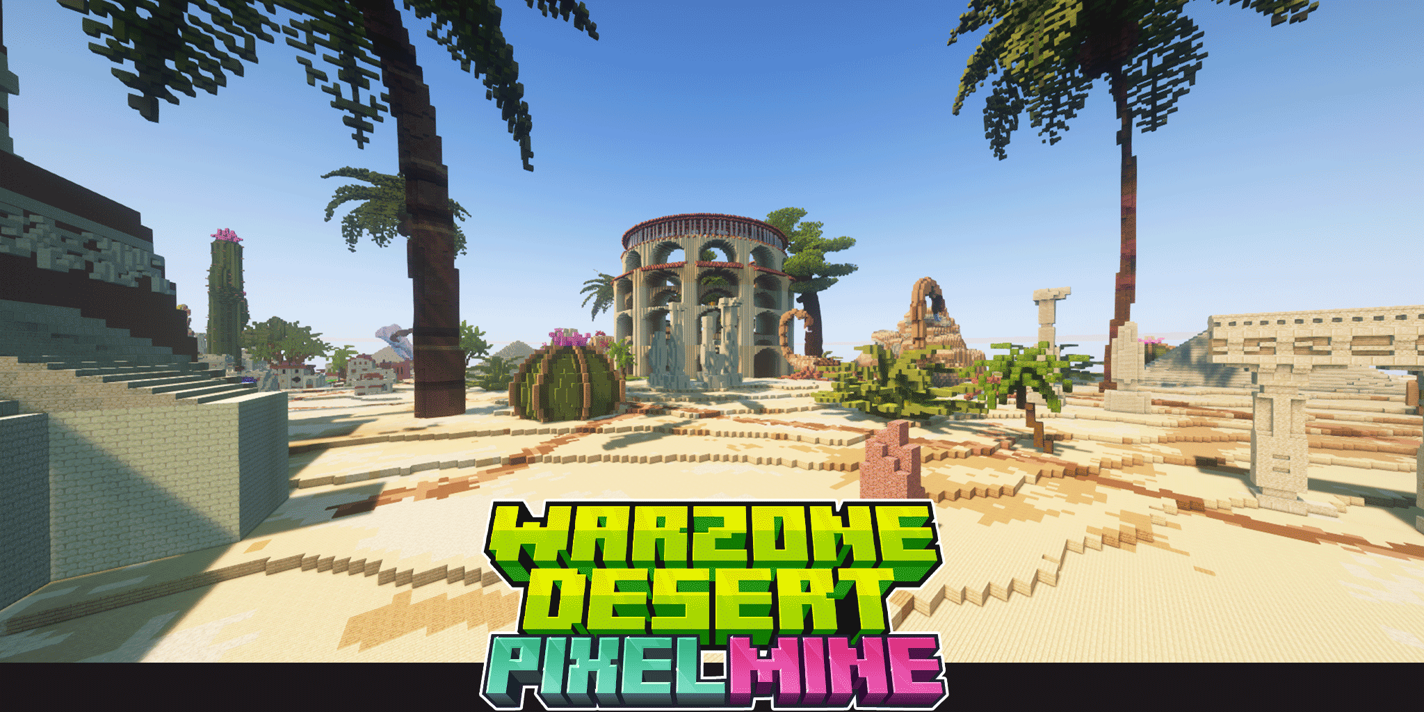 PixelMine | Desert Warzone @1000x1000 preview image