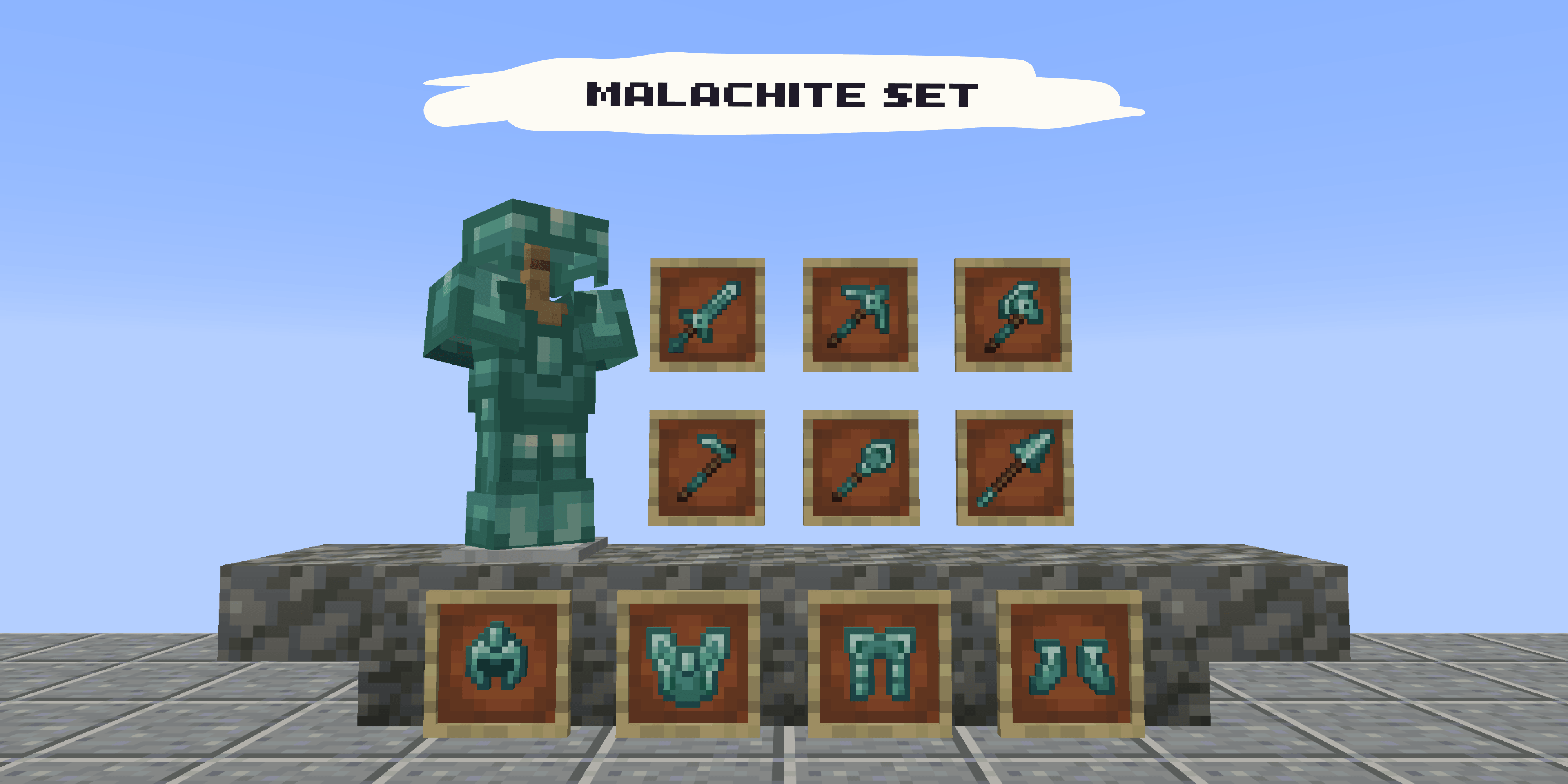 malachite set preview