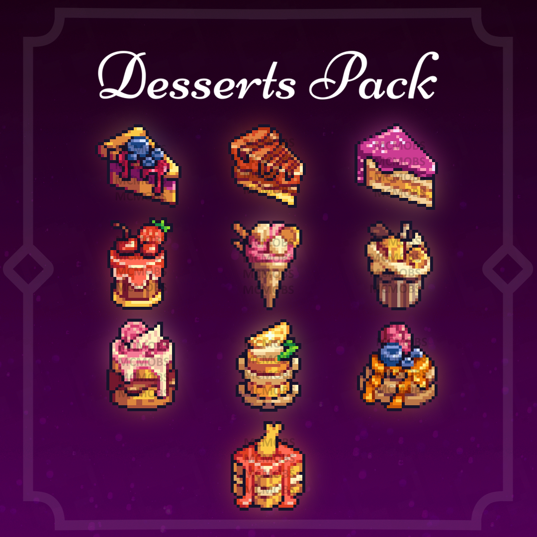 Desserts Icons Pack preview image