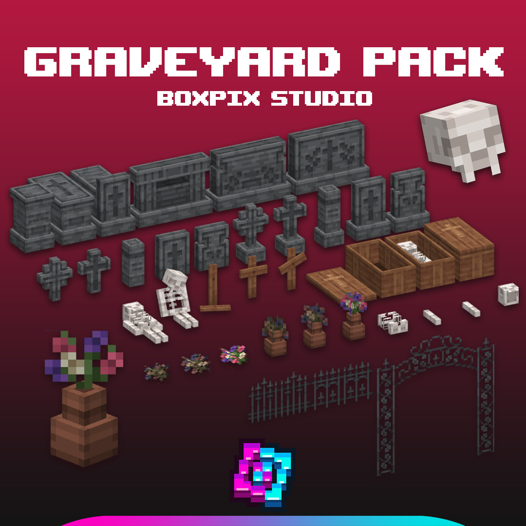 VIP - MC MODELS - Boxpix Studio | Graveyard Pack | NulledSpigot ...