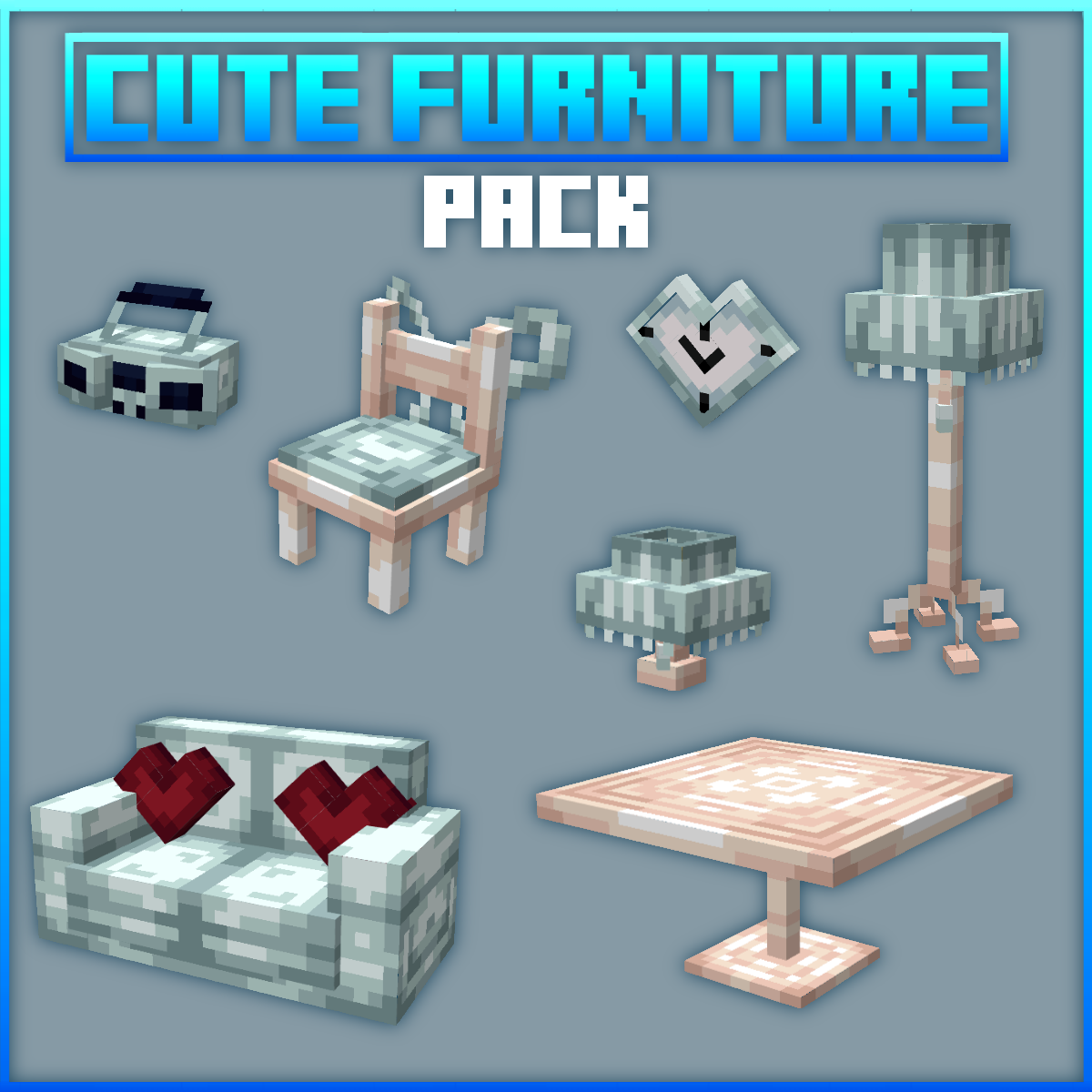 Cute furniture pack mcmodels
