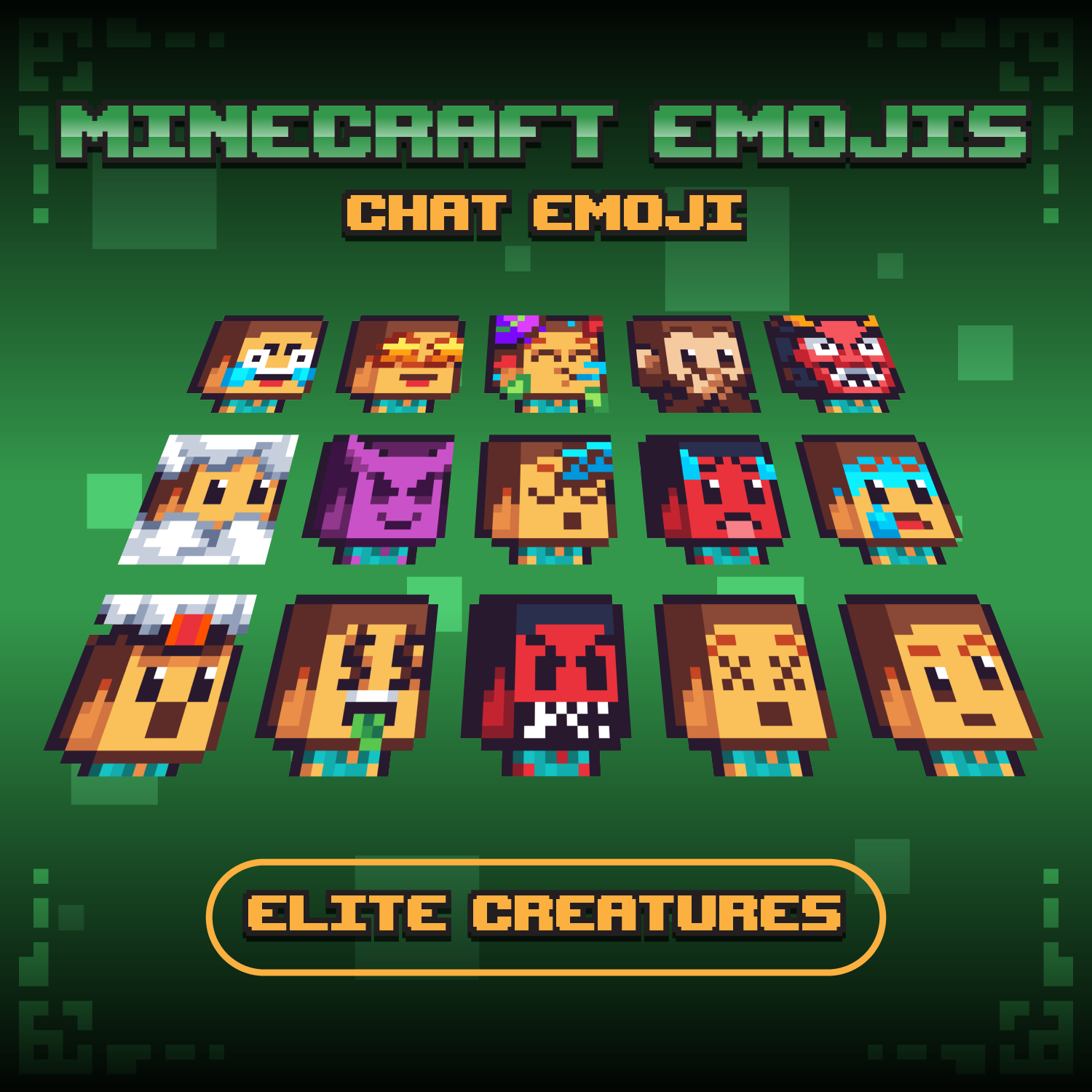 Emojipedia Custom Pixel Art Style Emojis MCModels, 53% OFF